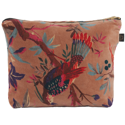 Estuche Velvet Birdy Mocha