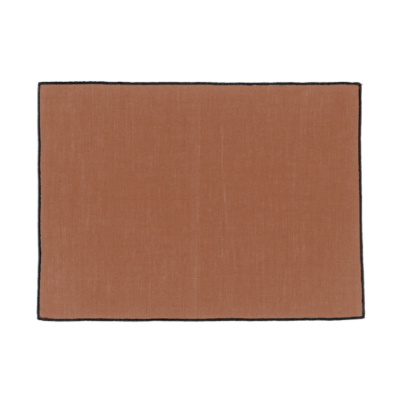 Set 6 Individuales Lino Engomado Borgo Mocaccino