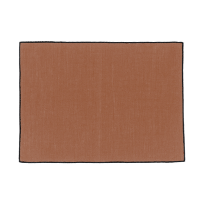 Set 6 Individuales Lino Engomado Borgo Mocaccino
