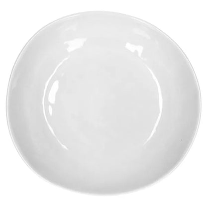 Loza Porcelino Blanco Ovalado Set de 4 Bowl de Sopa 17 cm