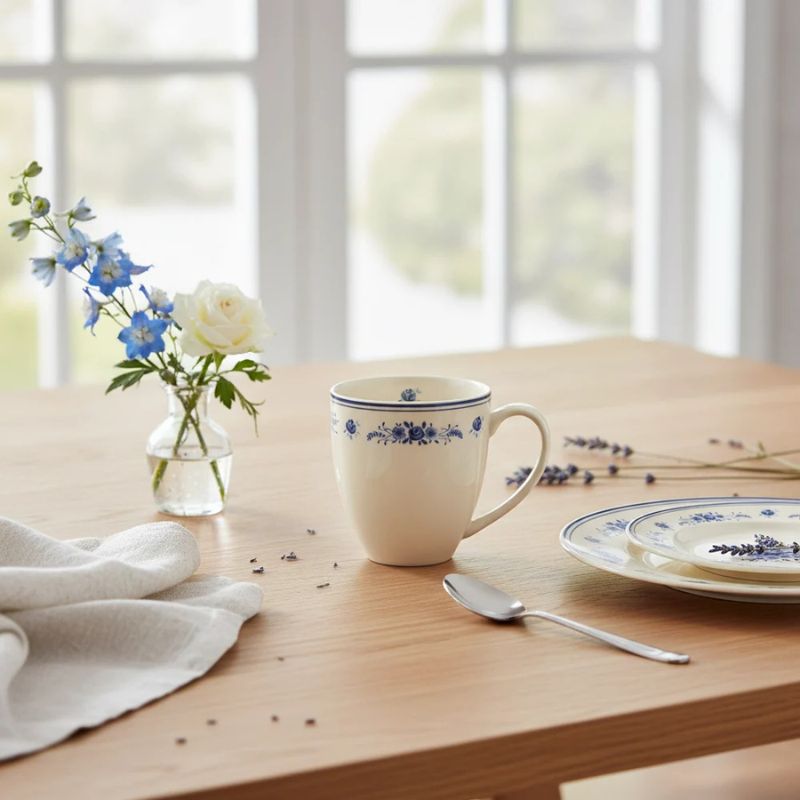Mug VILA 41 cl Beige-Blue