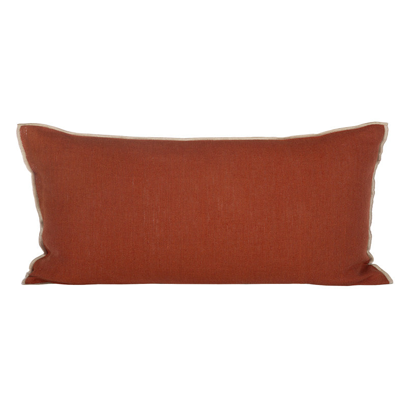 Funda Cojín Lino Chennai Brick 55x110 cm