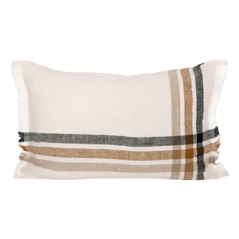 Funda Cojín Lino Paros Tabac 40x60 cm