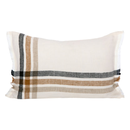 Funda Cojín Lino Paros Tabac 40x60 cm