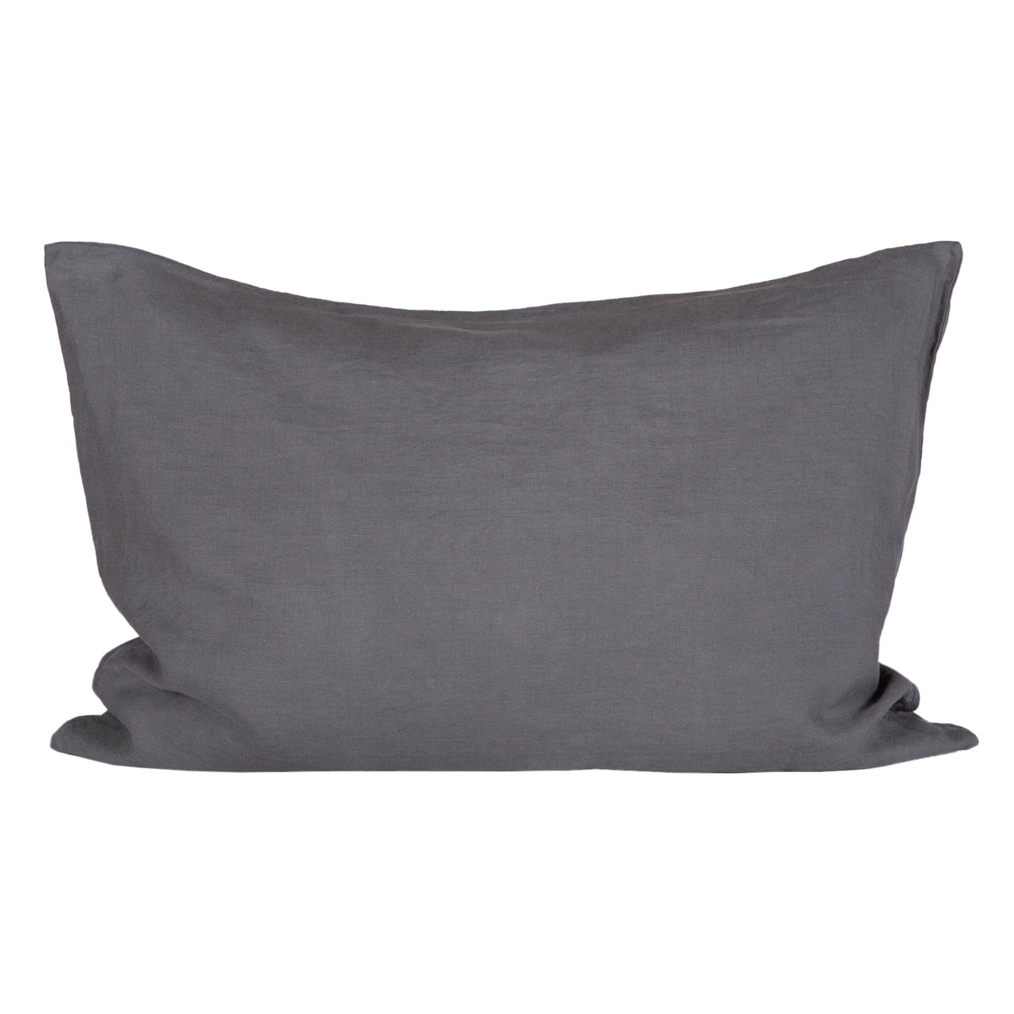 Funda de plumón Lino Gris Granito con fundas de almohadas