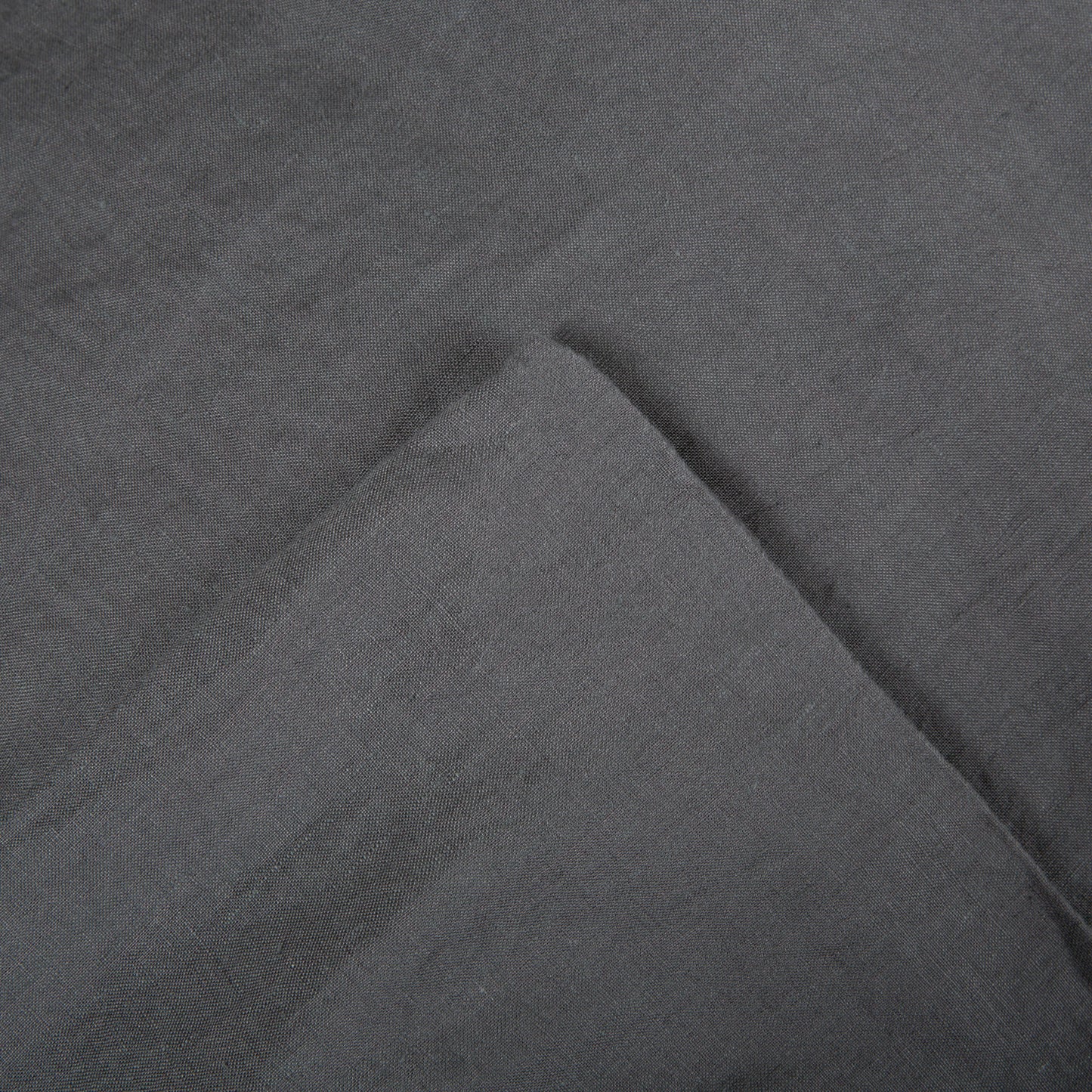 Funda de plumón Lino Gris Granito con fundas de almohadas