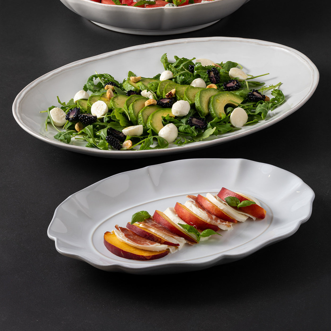 Plato Ovalado ROSA 30 cm