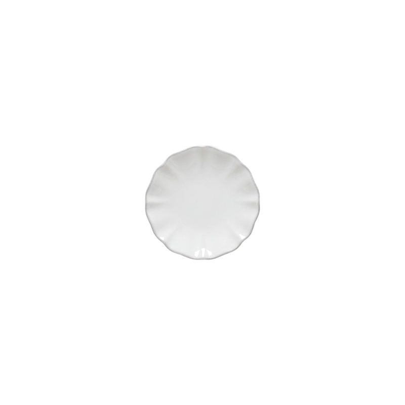 Plato Aperitivo Rosa 13 cm Blanco