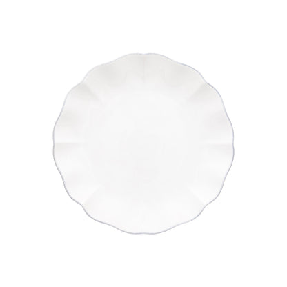 Set 6  Platos Grandes ROSA 28 cm Blanco
