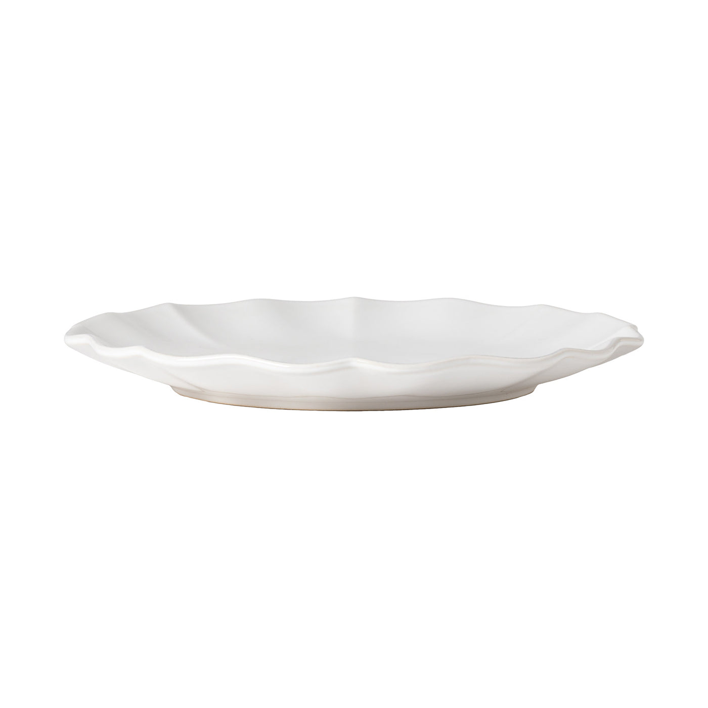 Set 6  Platos Grandes ROSA 28 cm Blanco