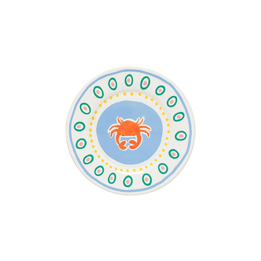 Salad/Dessert plate 22 cm, SUMMER BLISS, Crab