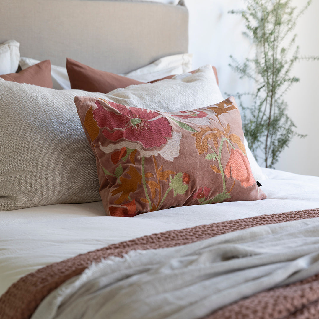 Funda Velvet Bristol Mocaccino 40x60 cm