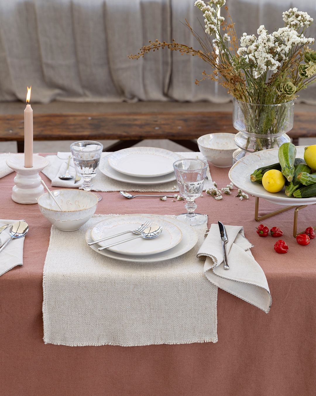 Set 6 Individuales California Naturel 35x45 cm