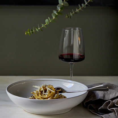 6 Bowls de Pasta Y Ensalada Friso 23 cm Blanco