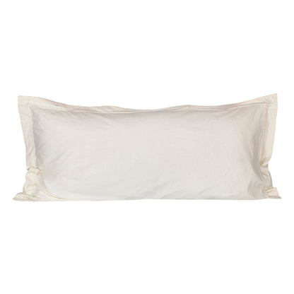 Funda Cojín Percal Tanger Broken White 55x110 cm