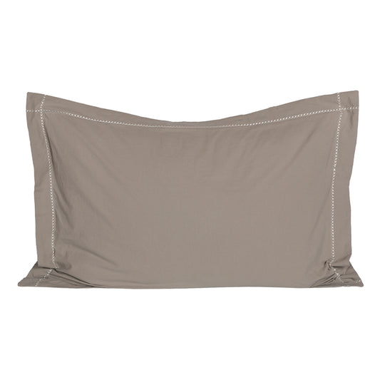 Funda Almohada Percal Tanger Grey 50x70 cm