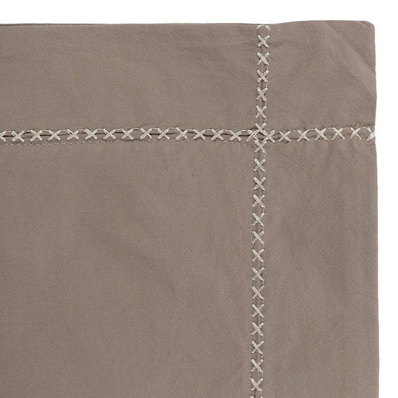 Funda Almohada Percal Tanger Grey