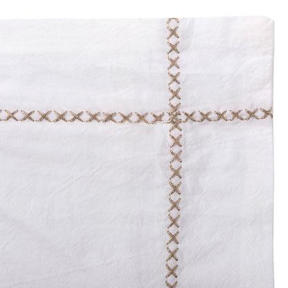 Funda Cojín Percal Tanger White 55x110 cm
