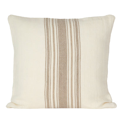 Funda Cojín Lino Amiens Marfil/Natural 65x65 cm
