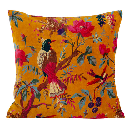 Funda Cojin Velvet Birdy Chamois 45x45 cm