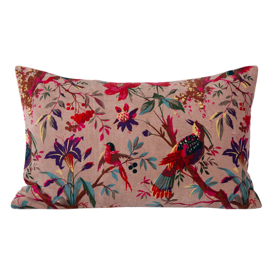 Funda Cojin Velvet Birdy Petale 40x60 cm
