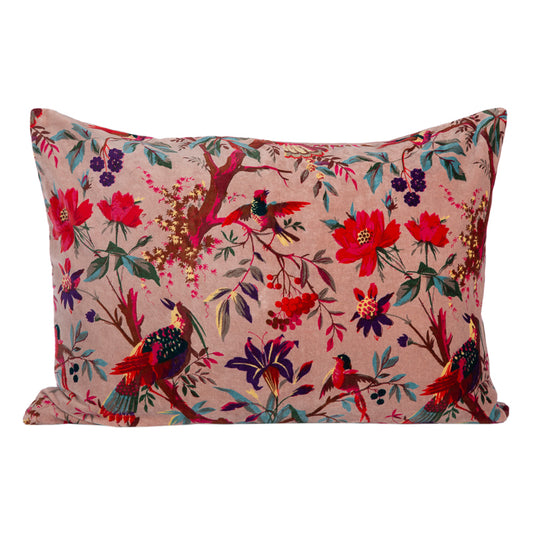 Funda Cojín Velvet Birdy Petale 50x70 cm