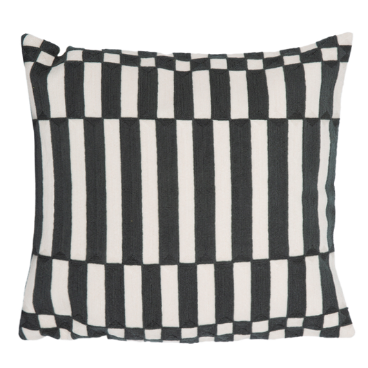 Funda Cojín Algodón Bordado Cancun Pigeon 45x45 cm