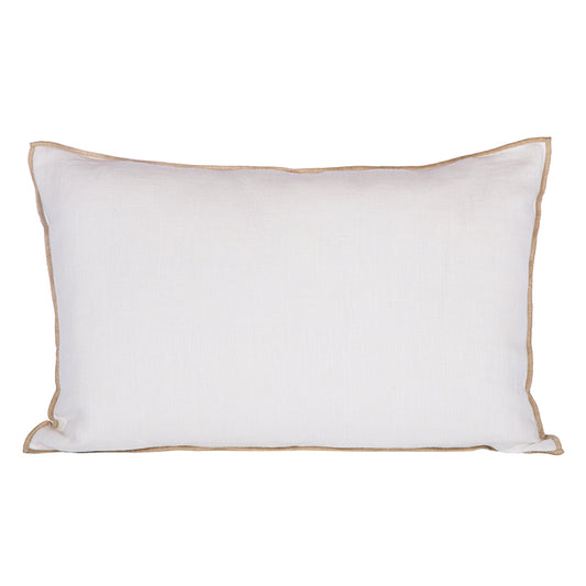 Funda Lino Chennai Blanc 40x60 cm