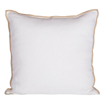 Funda Lino Chennai Blanc 45x45 cm
