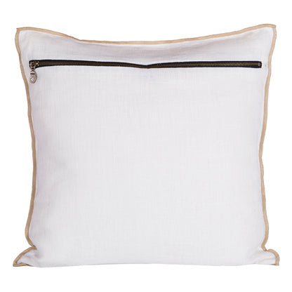 Funda Lino Chennai Blanc 45x45 cm