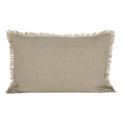 Funda Cojín Lino Dijon Natural/Marfil 40x60 cm