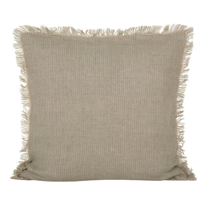 Funda Cojín Lino Dijon Natural/Marfil 65x65 cm