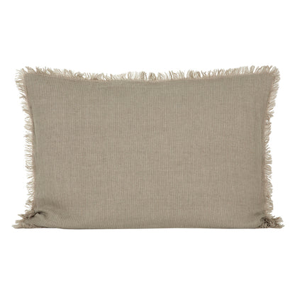 Funda Cojín Lino Dijon Natural/Marfil 50x70 cm