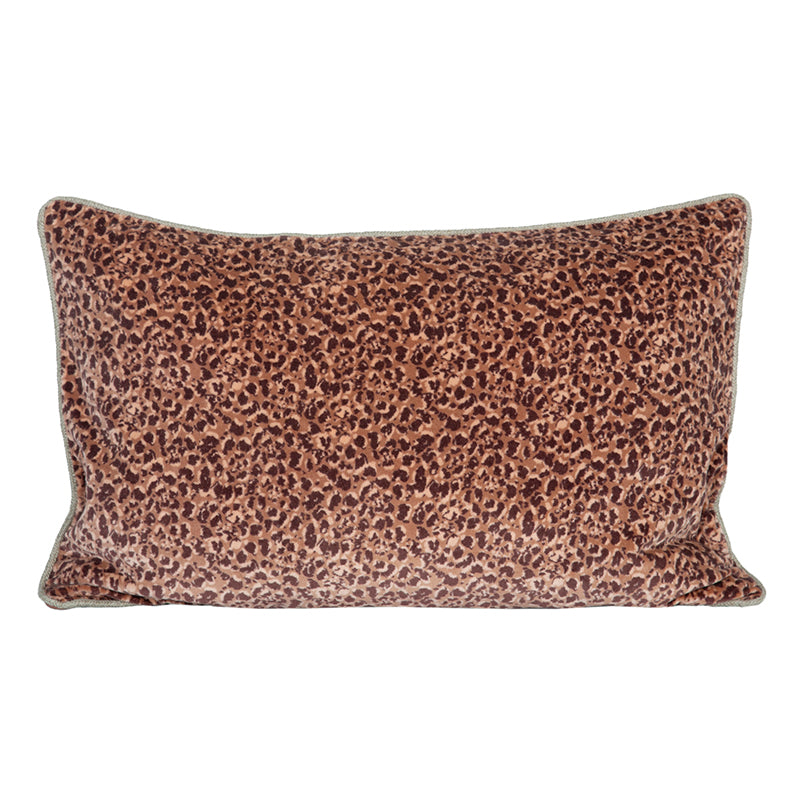 Funda Cojín Velvet Estampado Gairo Mocaccino 40x60 cm