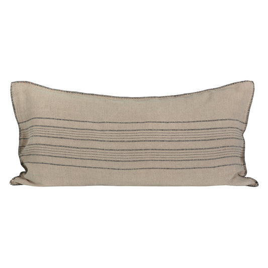 Funda Cojín Grenoble Natural/Negro XL