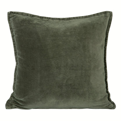 Funda Cojín Velvet Manhattan Kaki 45x45 cm
