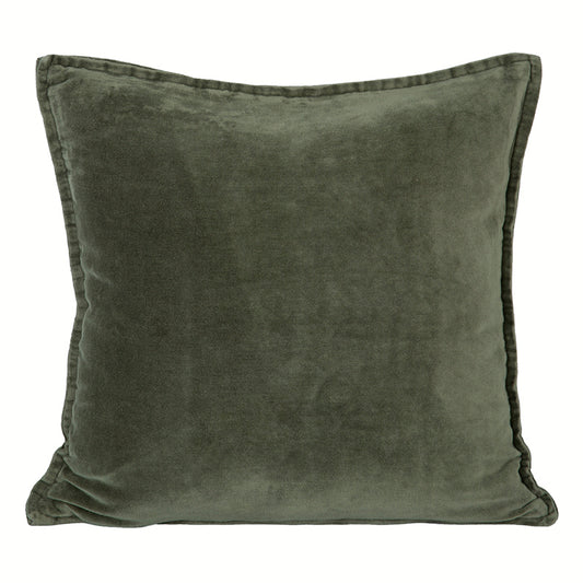 Funda Cojín Velvet Manhattan Kaki 45x45 cm