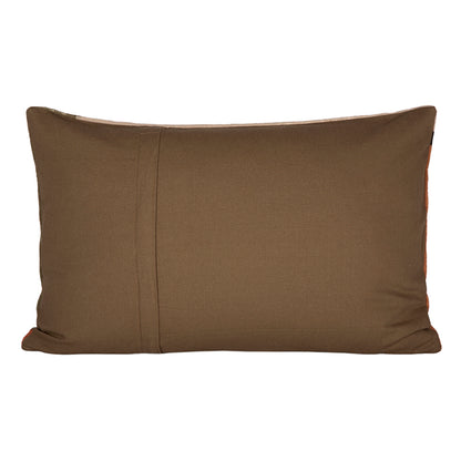 Funda Cojín Bordado Manille Kaki 40x60 cm