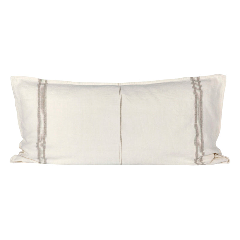 Funda Cojín Metz Marfil/Natural 55x110 cm