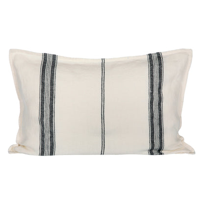 Funda Cojín Metz Marfil/Negro 40x60 cm