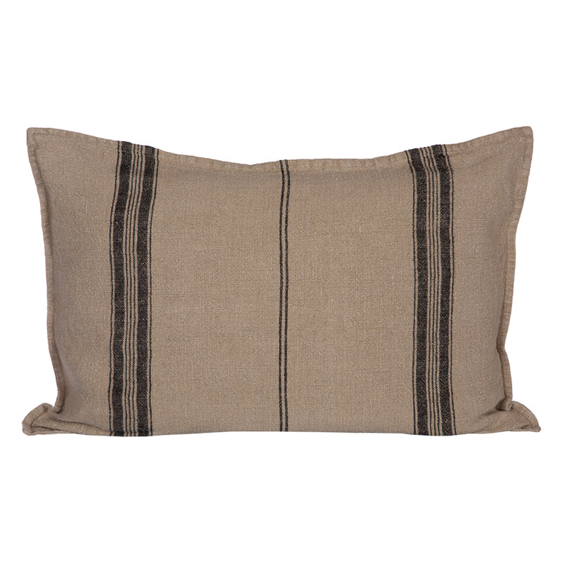 Funda Cojín Metz Natural/Negro 40x60 cm
