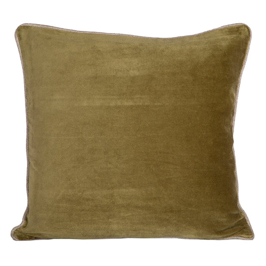 Funda Velvet New Delhi Olive 45x45 cm