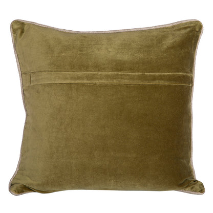 Funda Velvet New Delhi Olive 45x45 cm