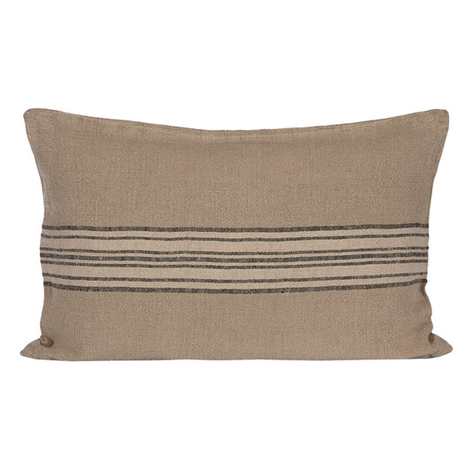 Funda Cojín Orleans Natural/Marfil/Negro 40x60 cm