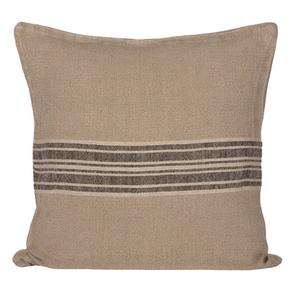 Funda Cojín Orleans Natural/Negro/Marfil 45x45 cm