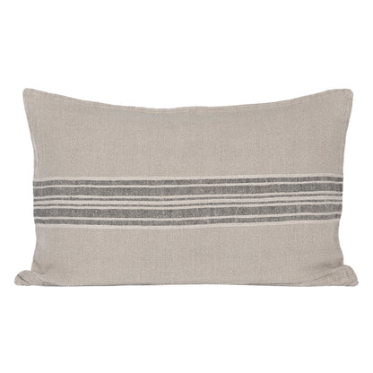Funda Cojín Orleans Natural/Negro/Marfil 40x60 cm