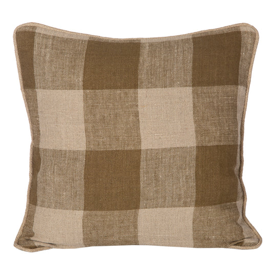 Funda Cojin Lino Palma Gold 45x45 cm