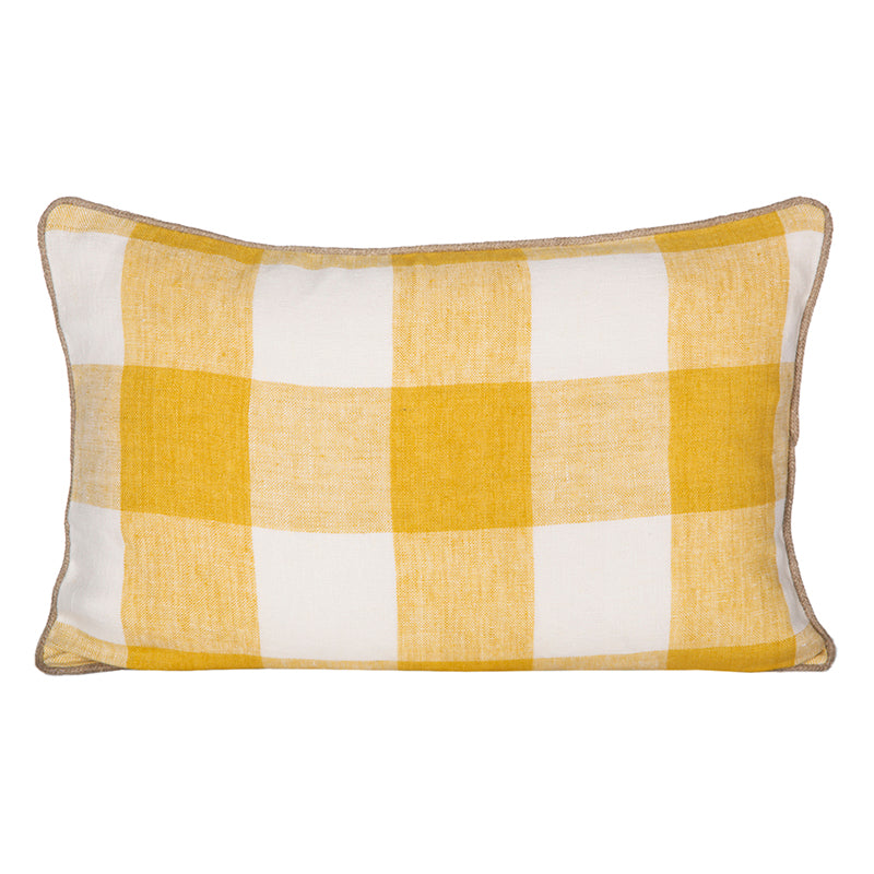 Funda Cojín Lino Palma Paille 40x60 cm