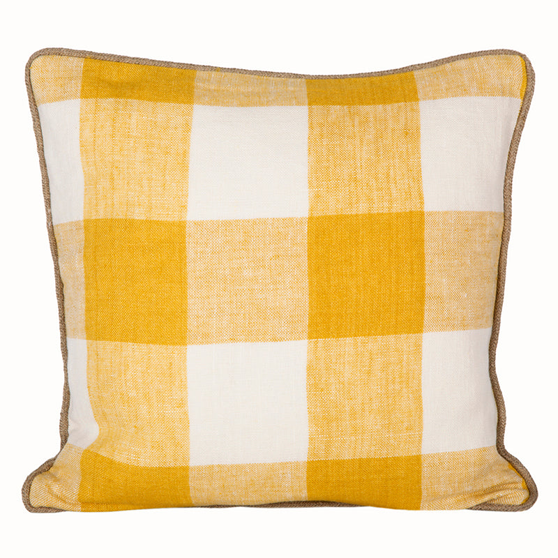 Funda Cojín Lino Palma Paille 45x45 cm