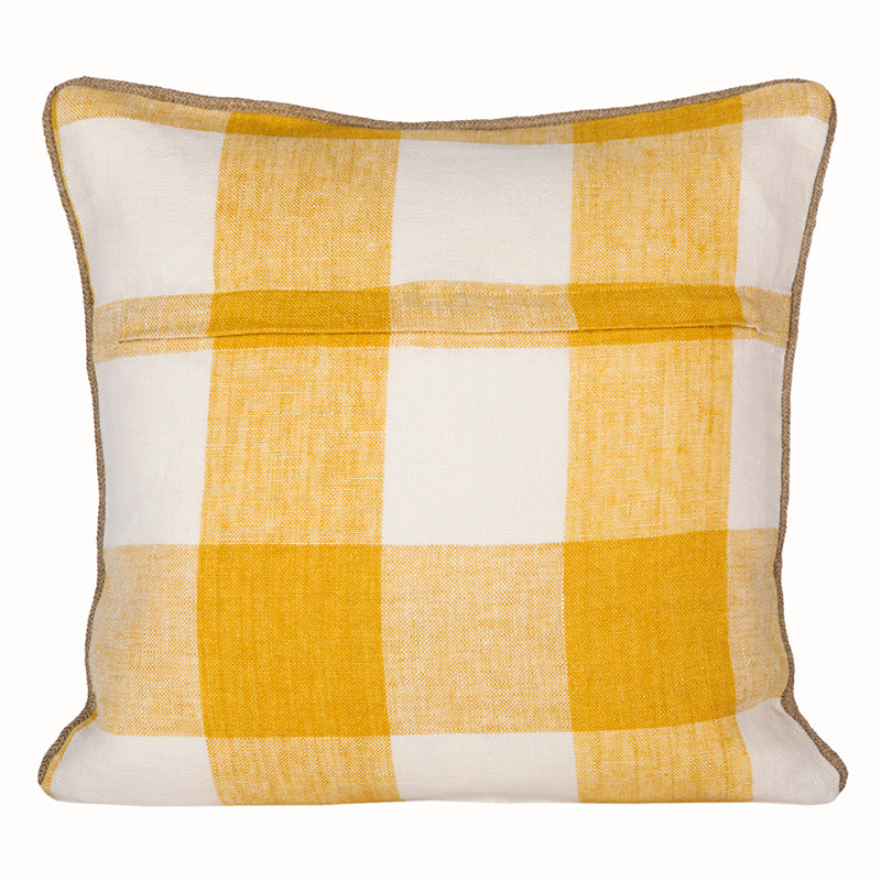 Funda Cojín Lino Palma Paille 45x45 cm